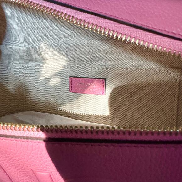 Jimmy Choo “CHOO” Peony Pink Leather Bumbag purse - Picture 11 of 12